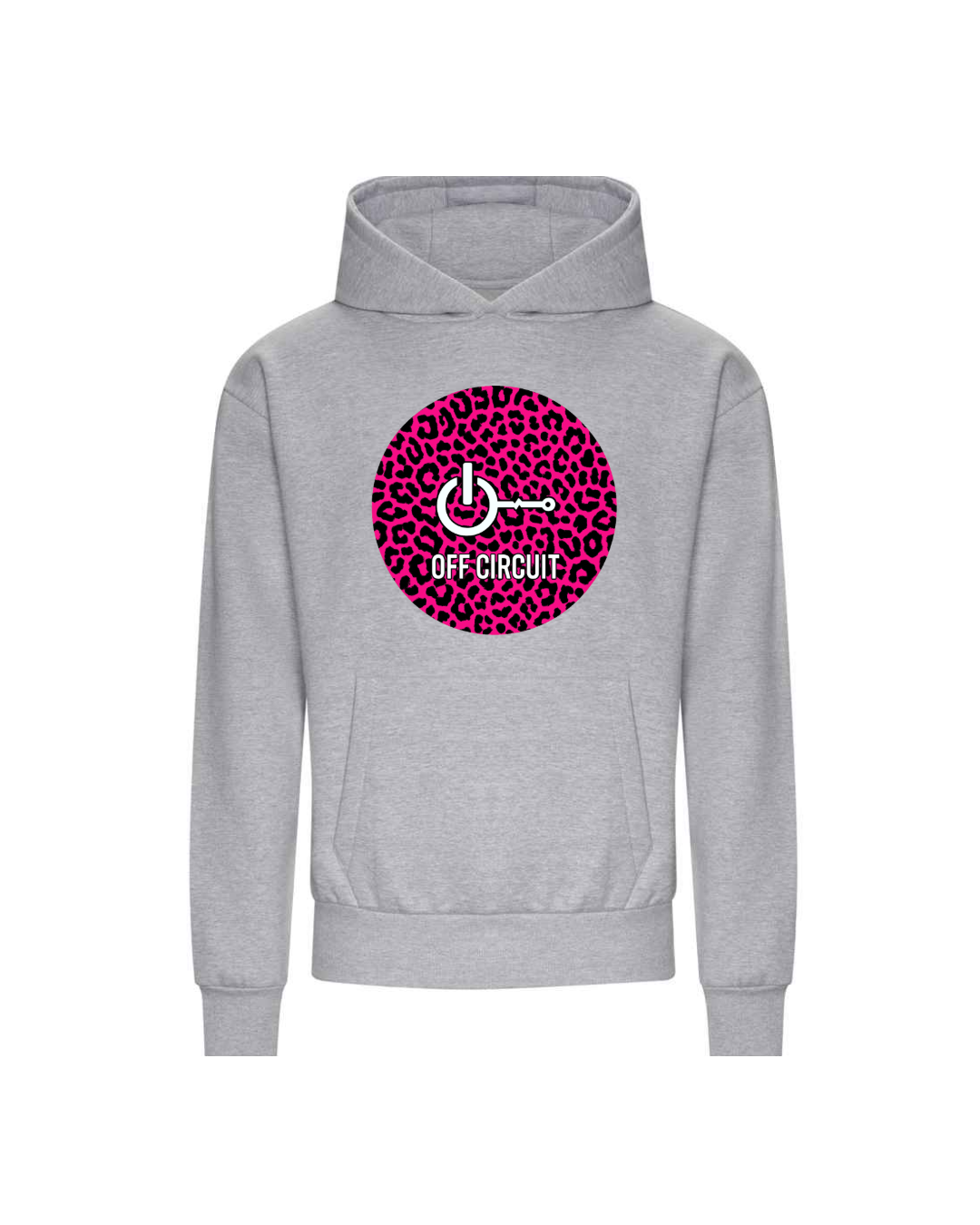 Off Circuit Pink Leopard Print Hoody
