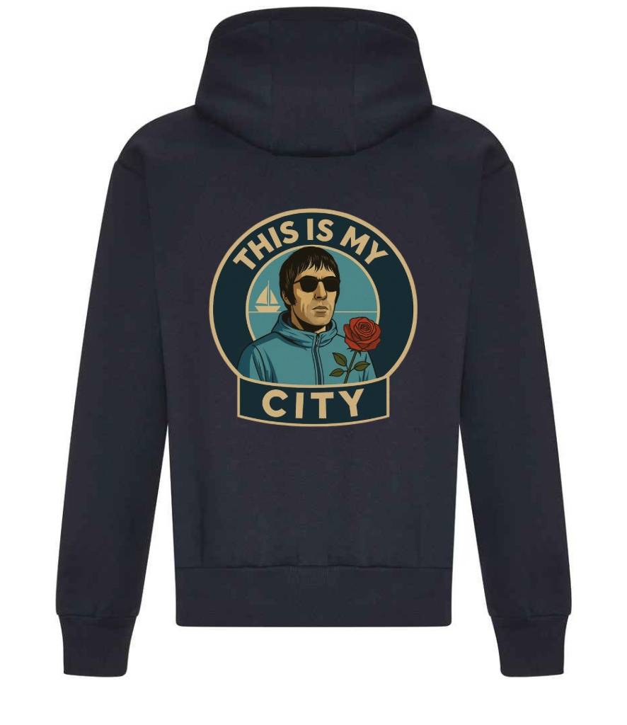 THIS IS MY CITY navy hoody