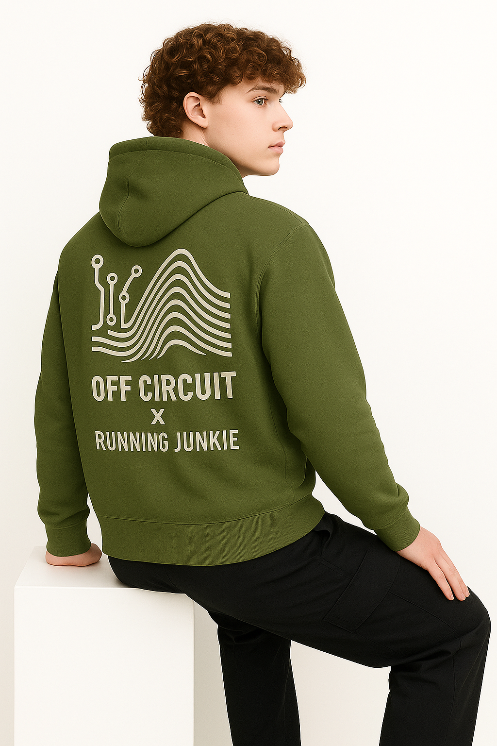 OFF CIRCUIT X RUNNING JUNKIE HOODY