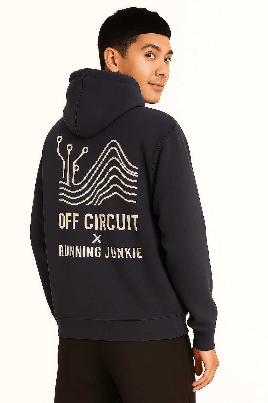 OFF CIRCUIT X RUNNING JUNKIE HOODY