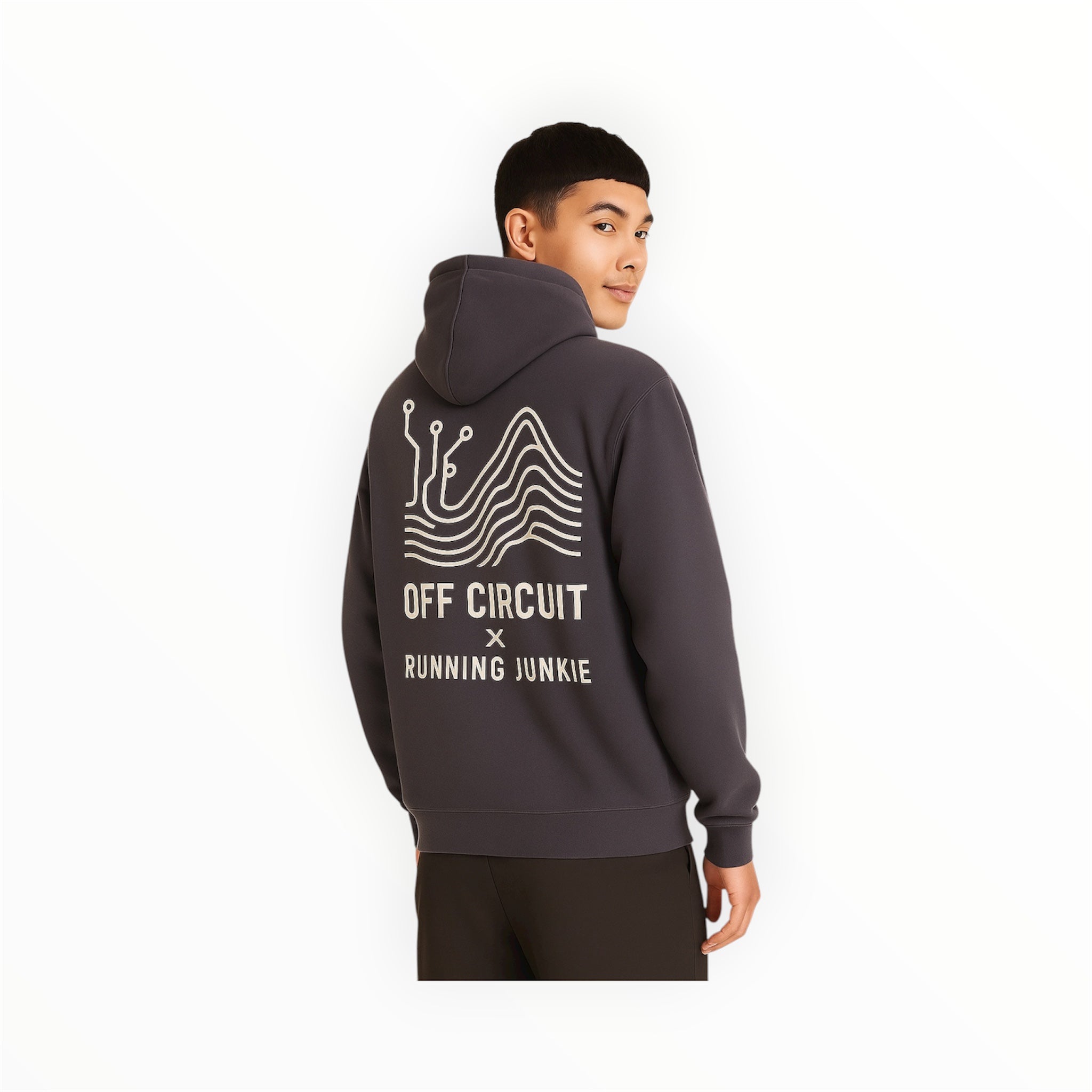 OFF CIRCUIT X RUNNING JUNKIE HOODY