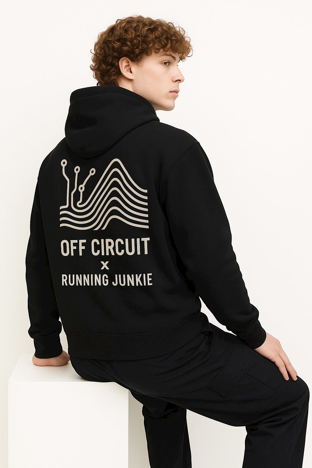 OFF CIRCUIT X RUNNING JUNKIE HOODY