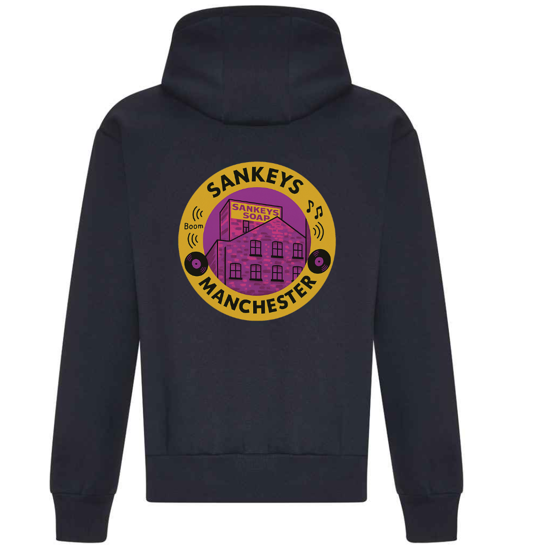 Off Circuit Sankeys Hoody (print on back)