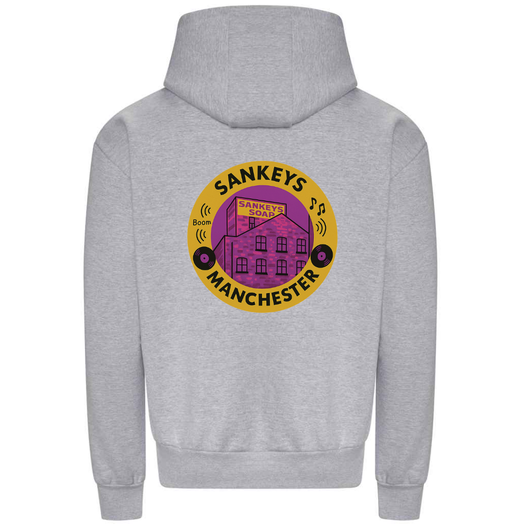 Off Circuit Sankeys Hoody (print on back)